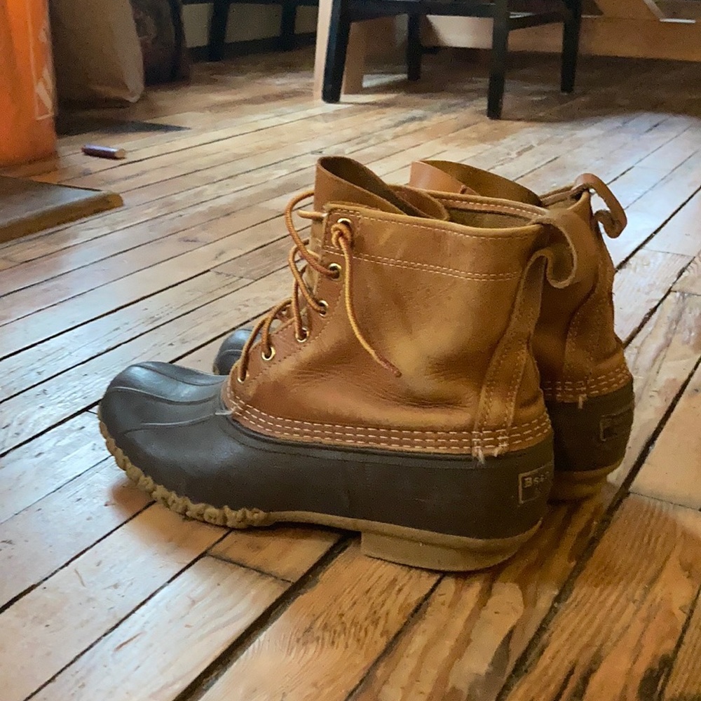 Bean Boots, perfectly worn in, ready for years of use